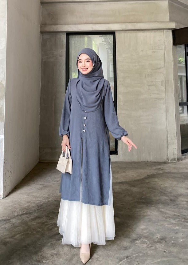 Alicia Top (Grey) – Rayyan Haya'