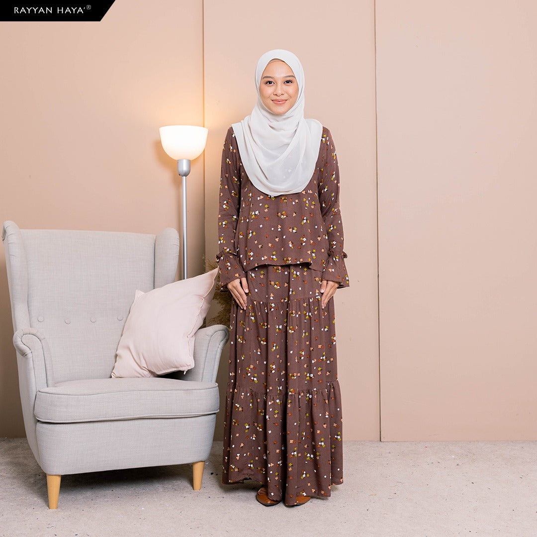 Ziana Rabab Rayan Collection Reana Ruffle Set (Code 02) – Rayyan Haya'